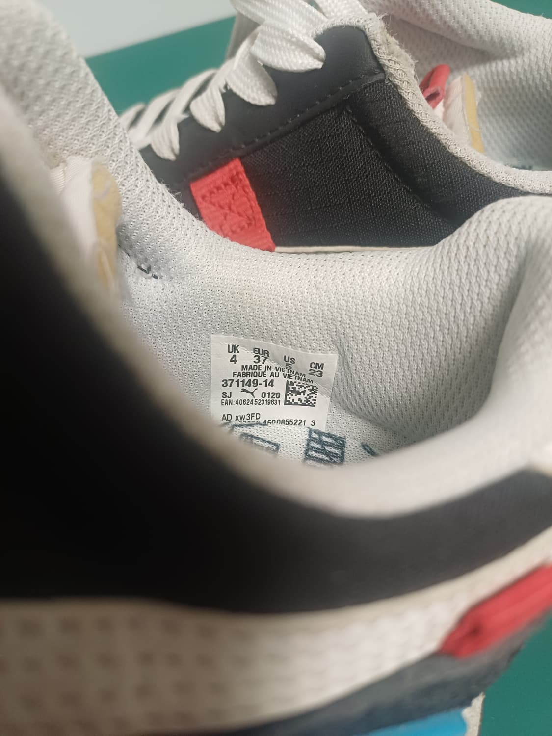 [230] 푸마 퓨처 라이더 플레이 온 블랙/블루 (371149-14)  상품이미지9