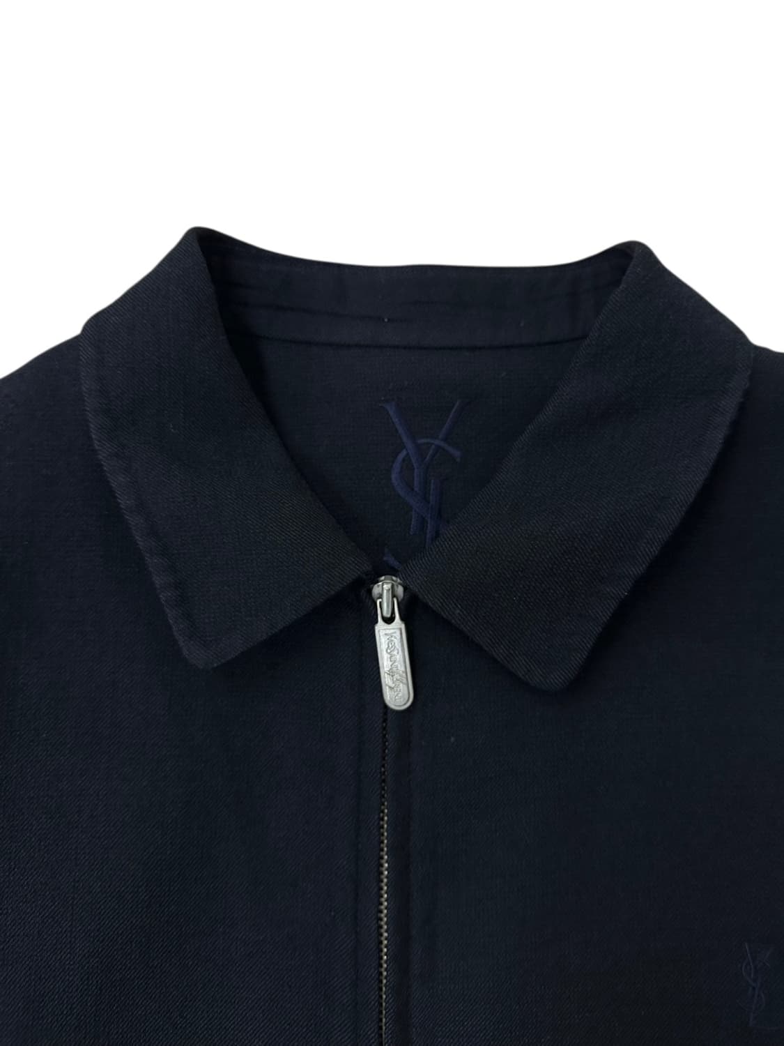 00s YSL 생로랑 스윙탑 자켓 블랙네이비 (2XL) 상품이미지3