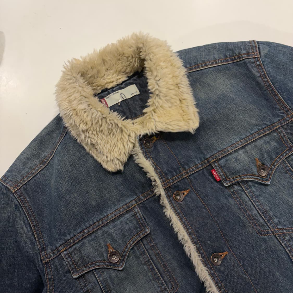 [L] 리바이스 쉐르파 데님 자켓 B428 상품이미지3