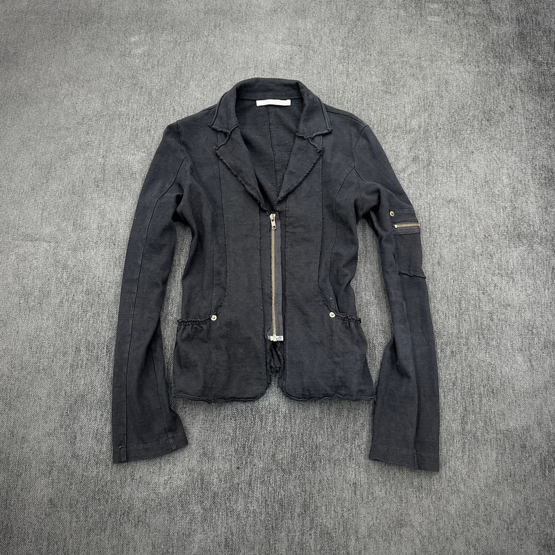Grunge texture cotton tailer  jacket  상품이미지3