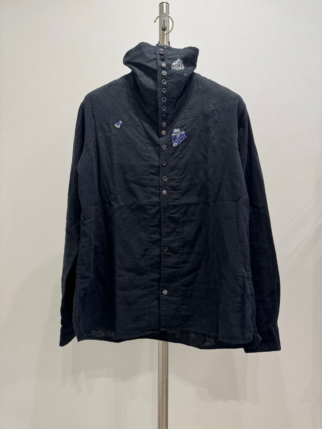 캐피탈 1of1 컨트리 패치워크 하이넥 셔츠 상품이미지2