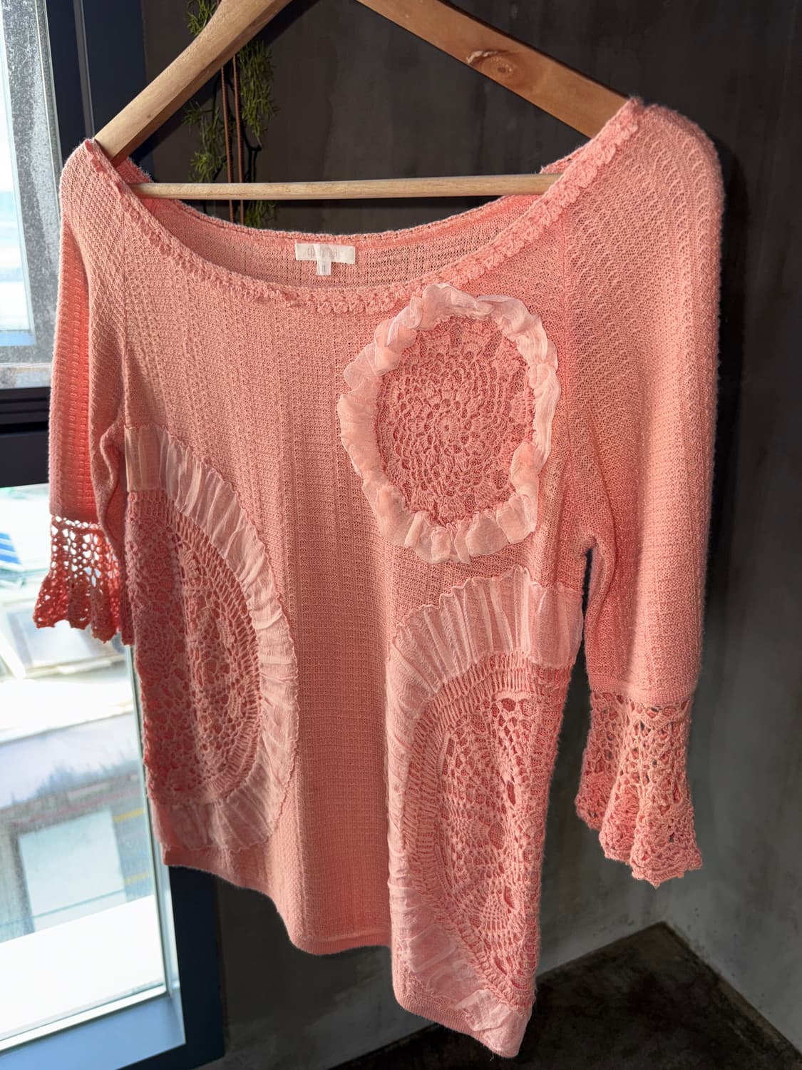 Crochet hlaf knit 상품이미지4