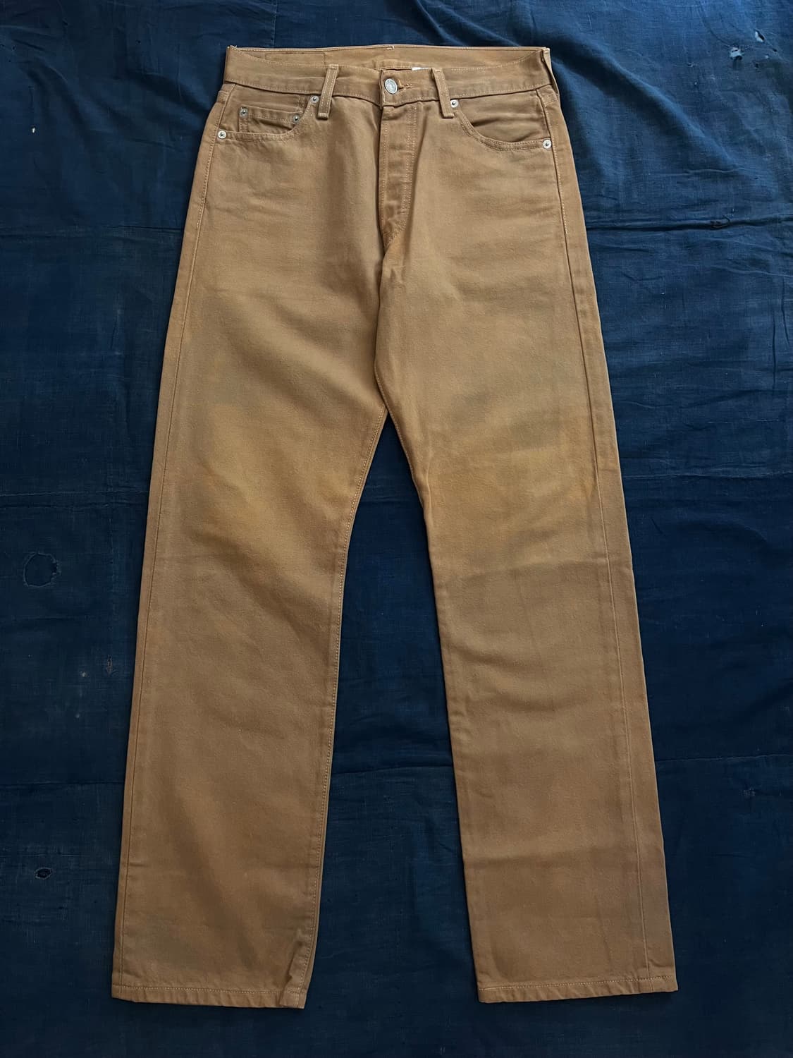 빈티지 리바이스 501 데님 팬츠 브라운 상품이미지2