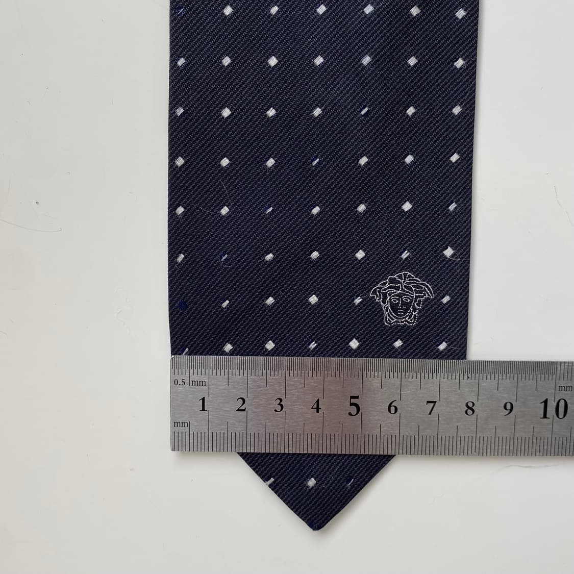 Versace 베르사체 정품 명품 심플로고 넥타이 상품이미지7