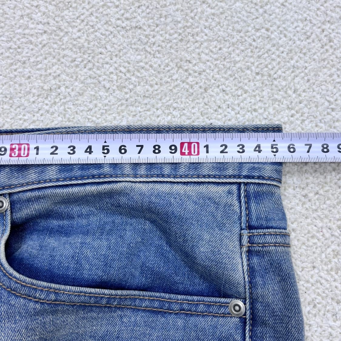 34 무신사스탠다드 빈티지 데님 팬츠 0317E 상품이미지6