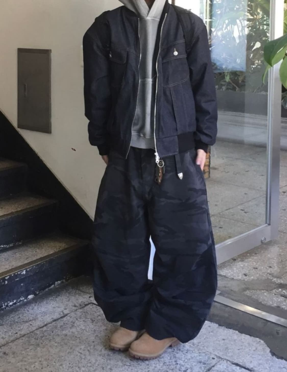 데님 자켓 패딩 L 상품이미지8