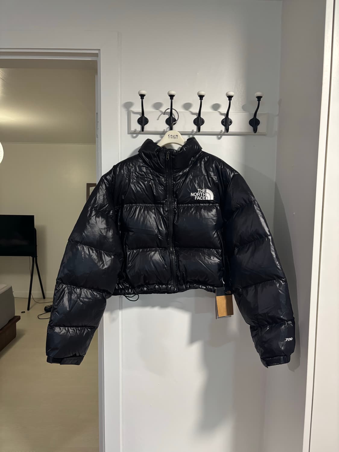 노스페이스 크롭 700눕시 블랙 L 상품이미지1