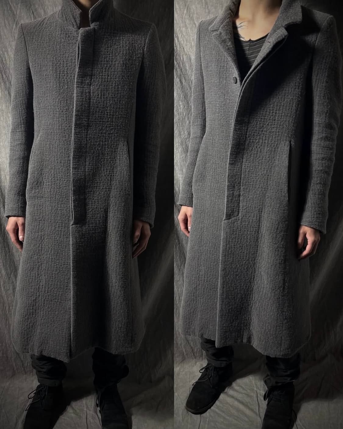 Poeme Bohemien Textured Long Coat   상품이미지1