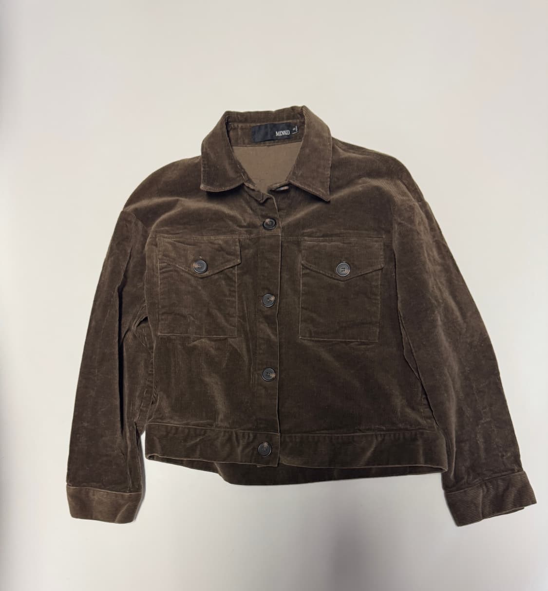 여성 미쏘 mixxo 빈티지 코듀로이 크롭 자켓 S 상품이미지1