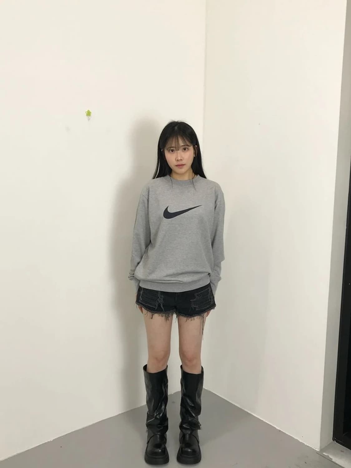 Nike Big Swoosh Jersey Sweatshirt 상품이미지1