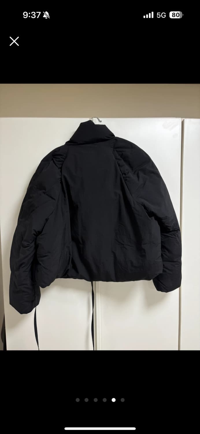 RAIVE 하이넥 구스다운 블랙 패딩 상품이미지4