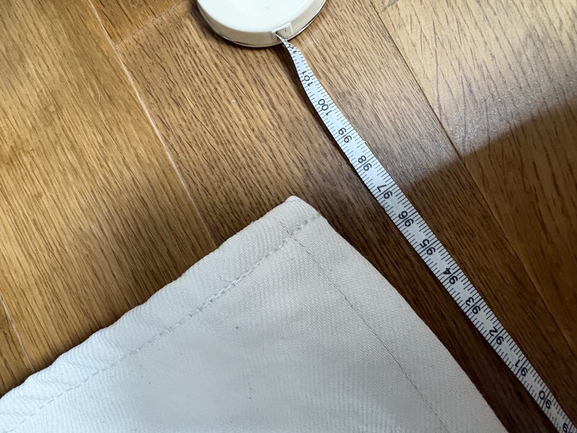 오라리 5p 아이보리 데님 32사이즈 상품이미지7