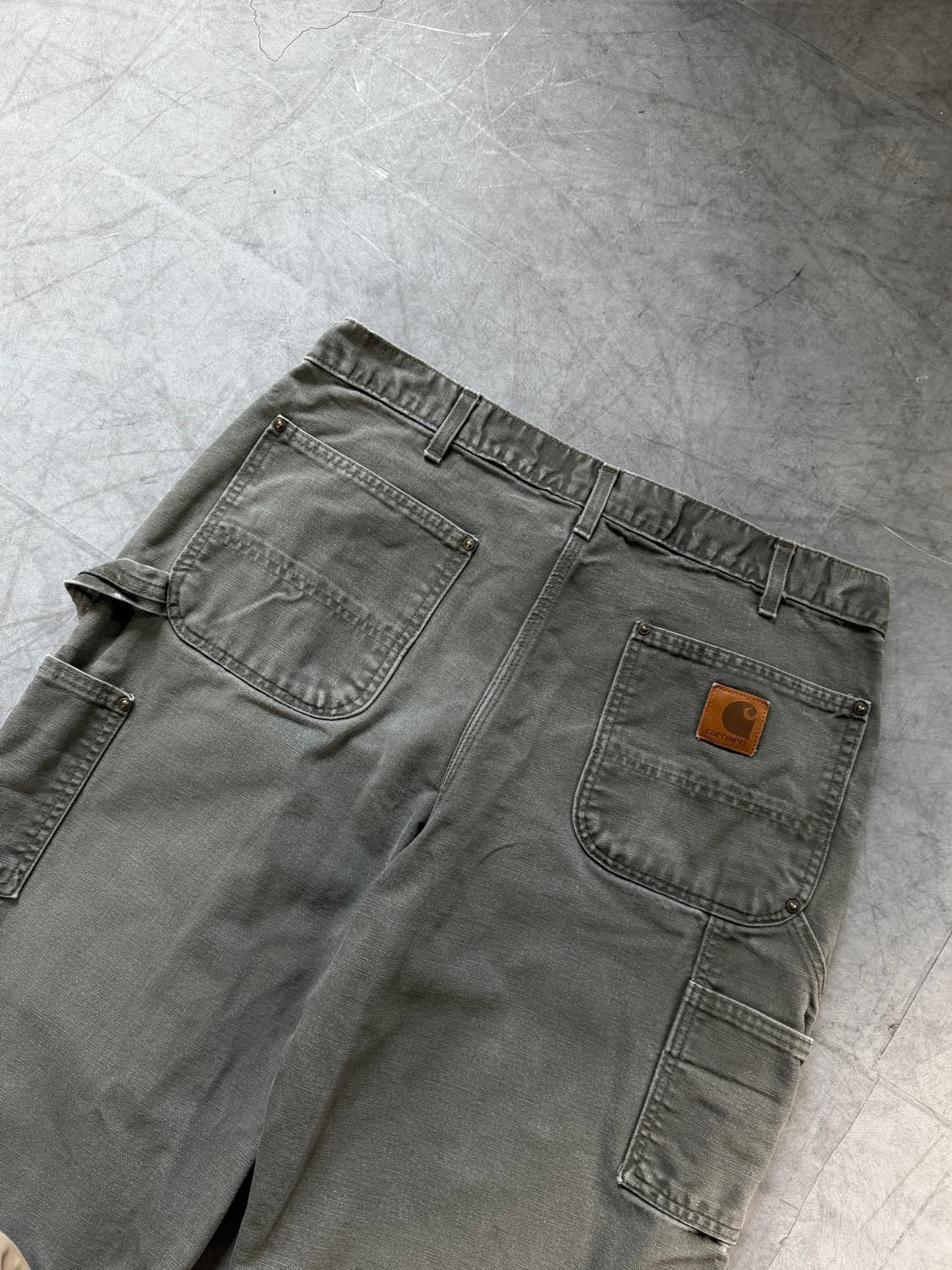 Carhartt 칼하트 더블니 카키 팬츠 상품이미지7