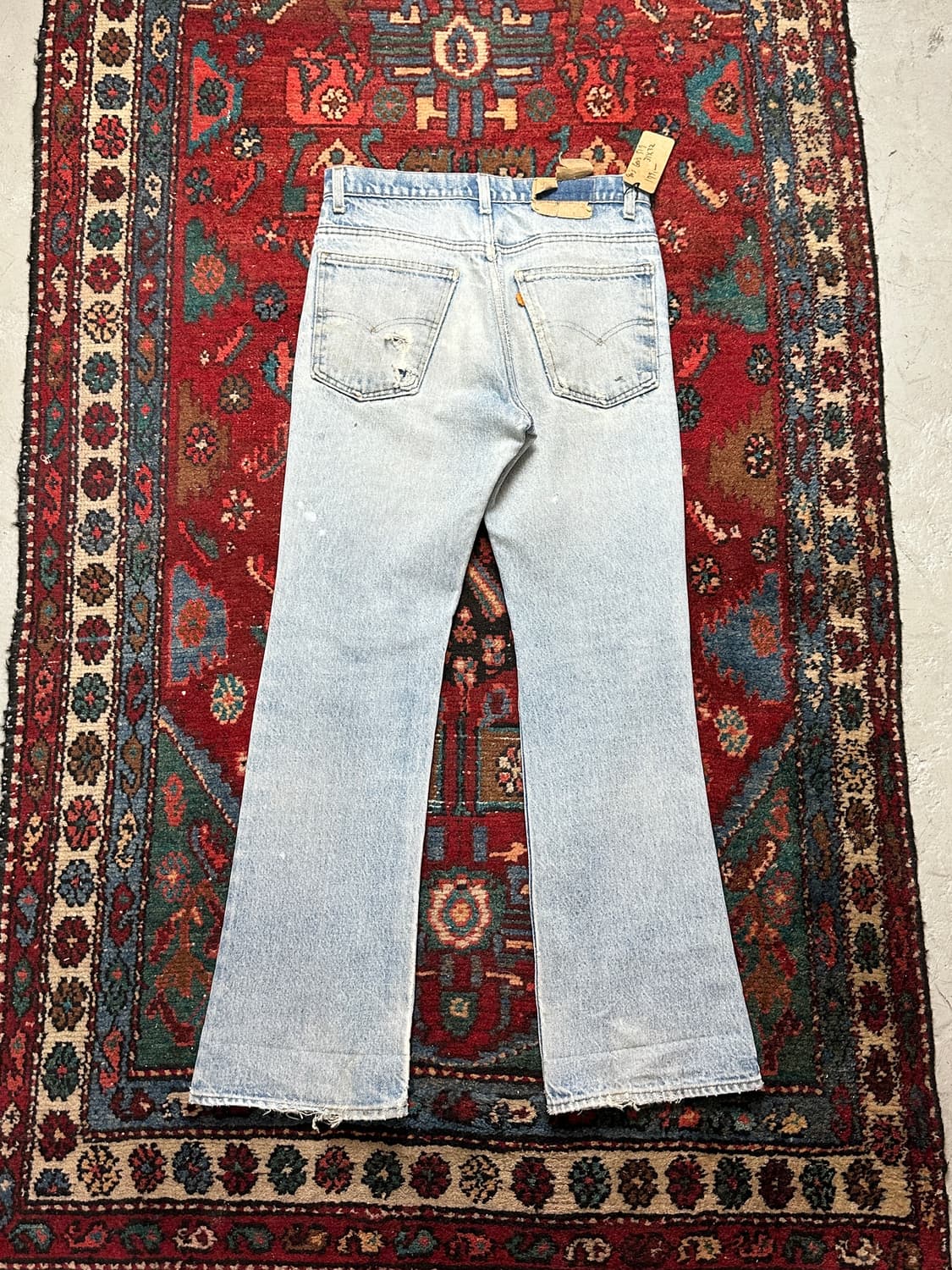 80’s USA Made 빈티지 리바이스 517 오렌지탭 부츠컷 상품이미지4