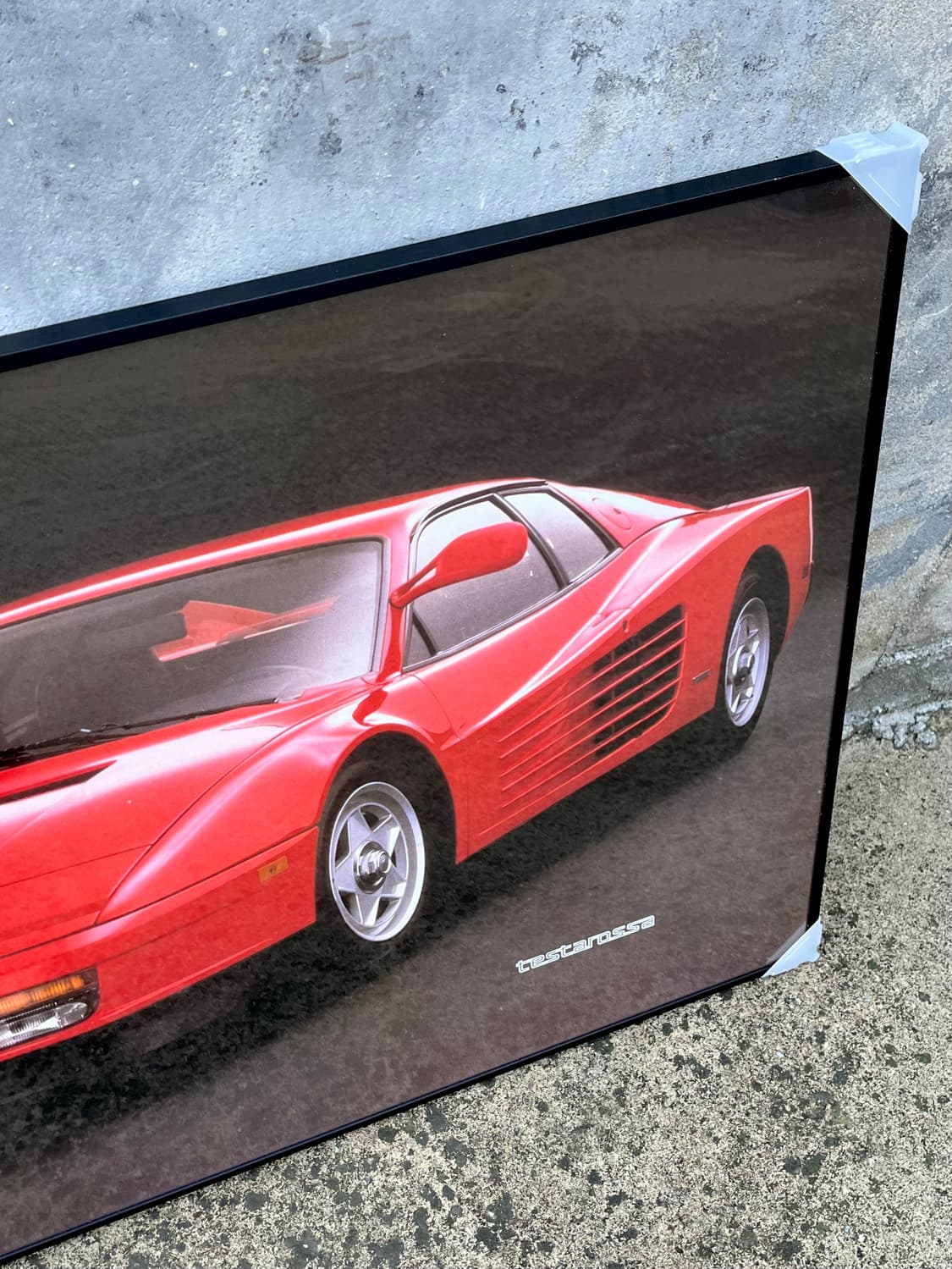 페라리 테스타로사 빈티지 포스터 (액자포함) 상품이미지4