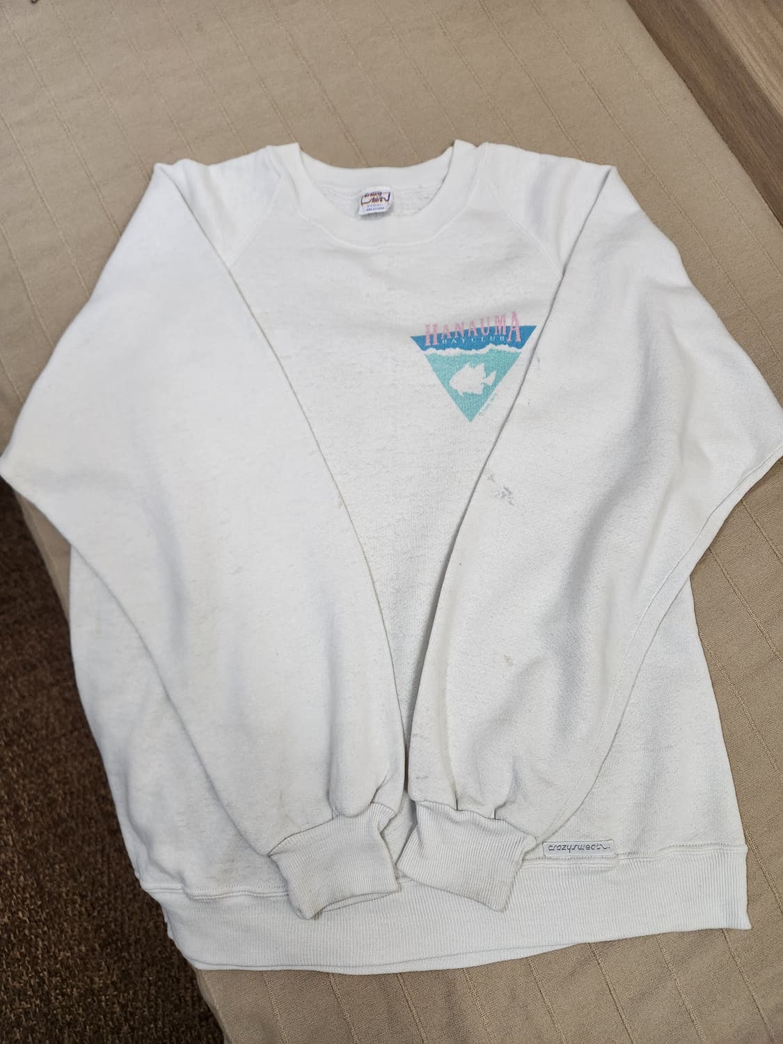 90s 빈티지 USA crazy shirts 맨투맨 스웨트셔츠 M 상품이미지6