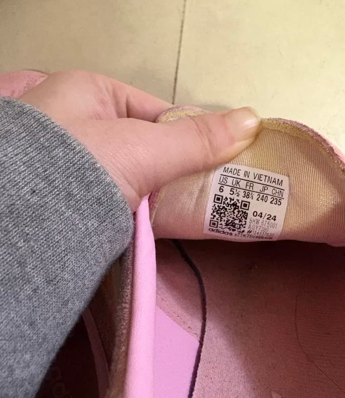 아디다스 버뮤다 글로우 핑크 240 상품이미지2