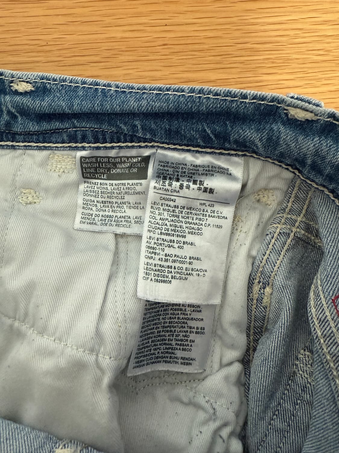 리바이스(Levi's) Red 502 데님 팬츠 상품이미지9