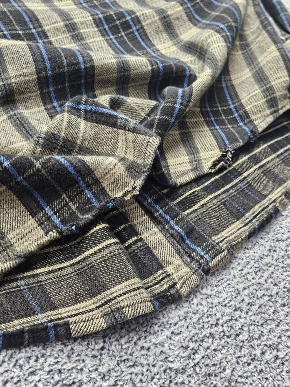 칼하트 체크 헤비 코튼 플란넬 워크 셔츠 ( 상세설명참조 )/ 10339 상품이미지10