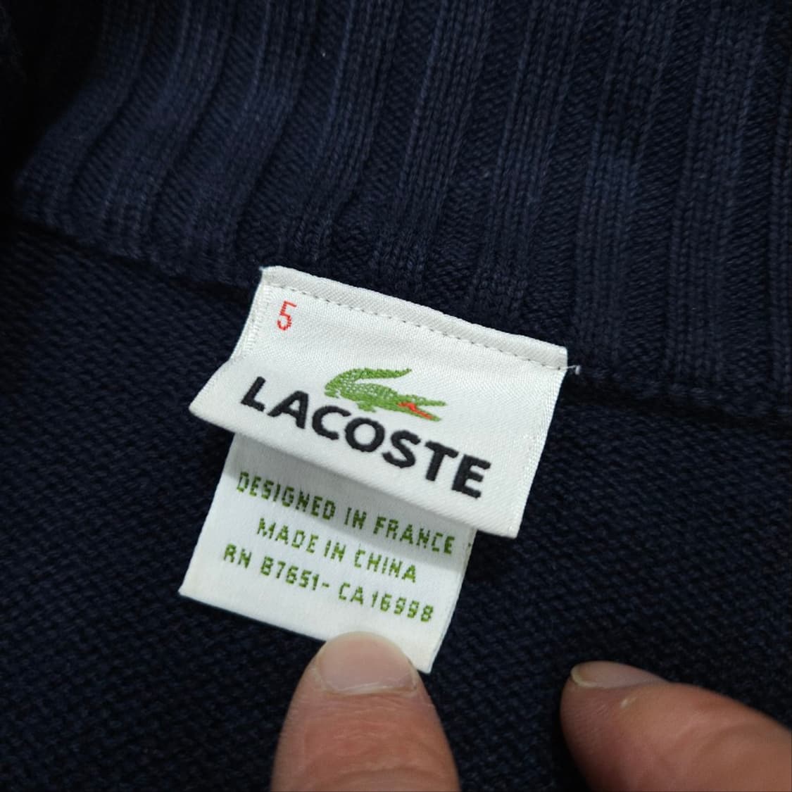 라코스테 반집업 니트 5 상품이미지6