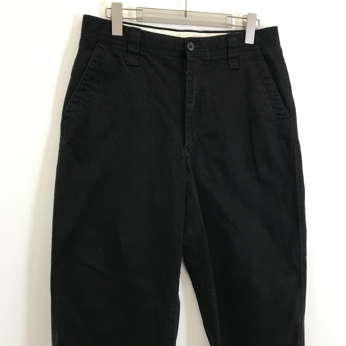 유니클로U 와이드핏 치노팬츠 블랙 [79] 상품이미지2