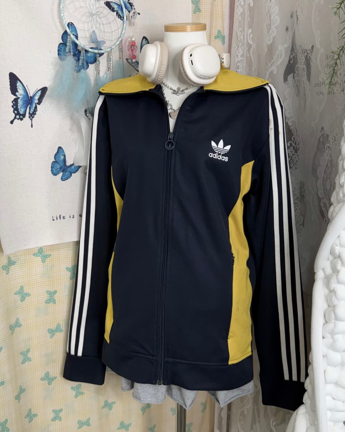 아디다스 네이비 & 옐로우 유로파 파이어버드 져지 상품이미지5