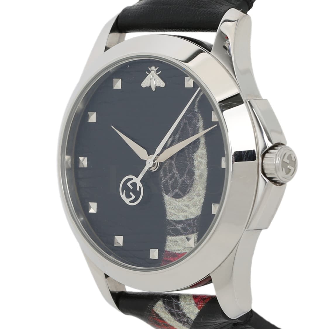 구찌 킹스네이크 블랙 시계 126.4 뱀 워치 YA1264007A 상품이미지4