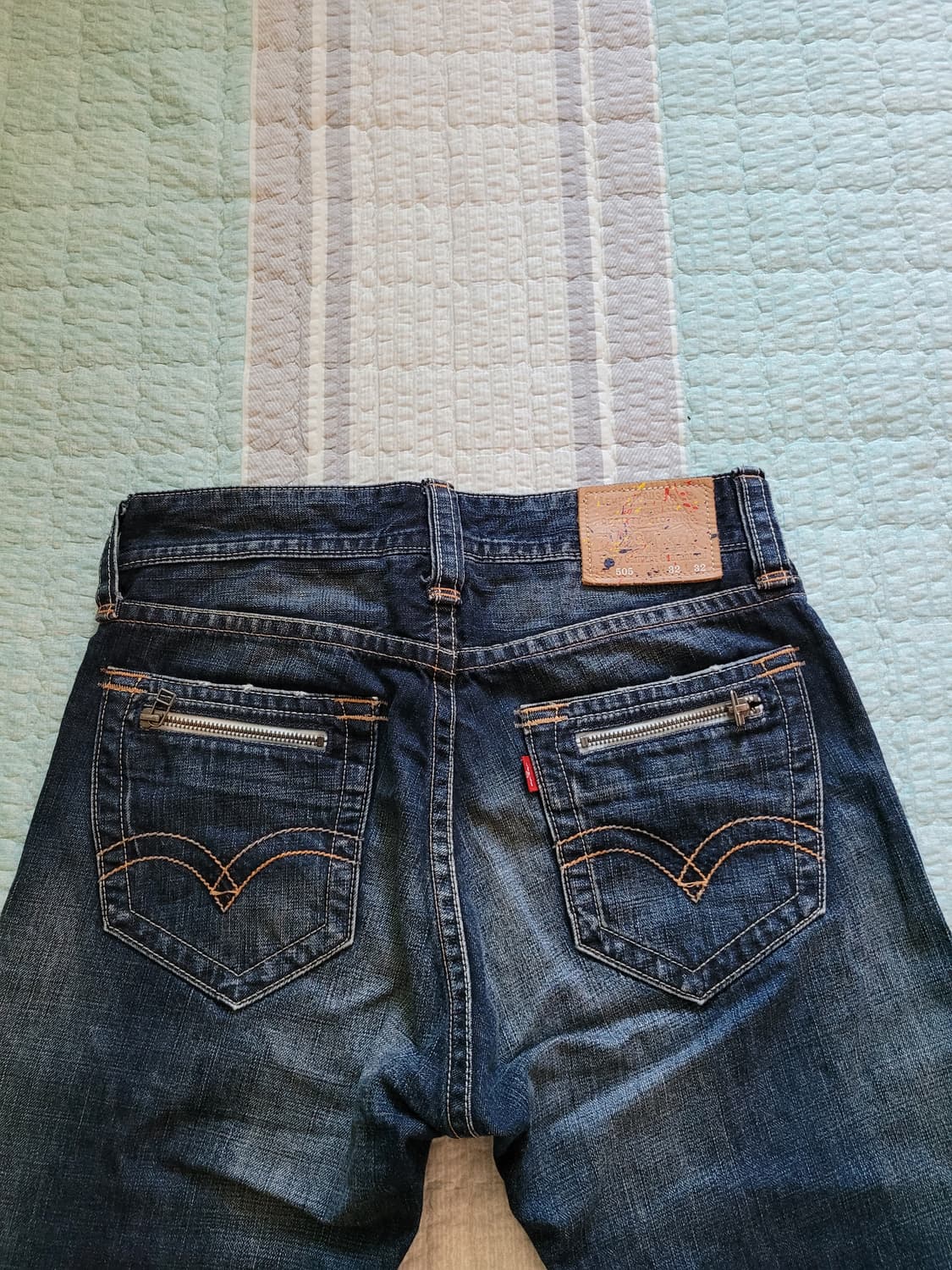 리바이스 Levi's EH505 유럽헤리티지 슬림스트레이트 워싱진 30 상품이미지8