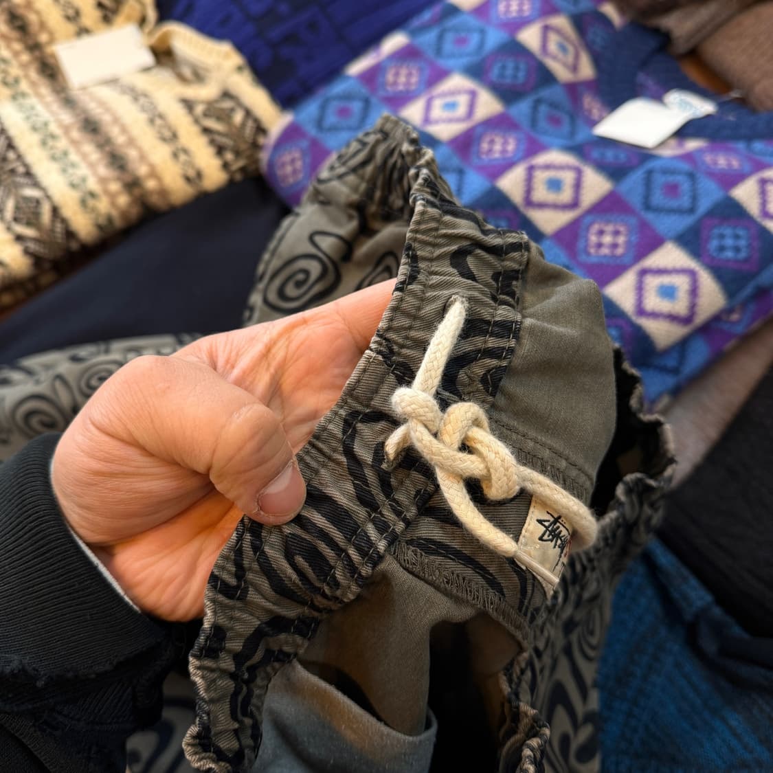 스투시 스윌리 S 비치 팬츠 XL 상품이미지6