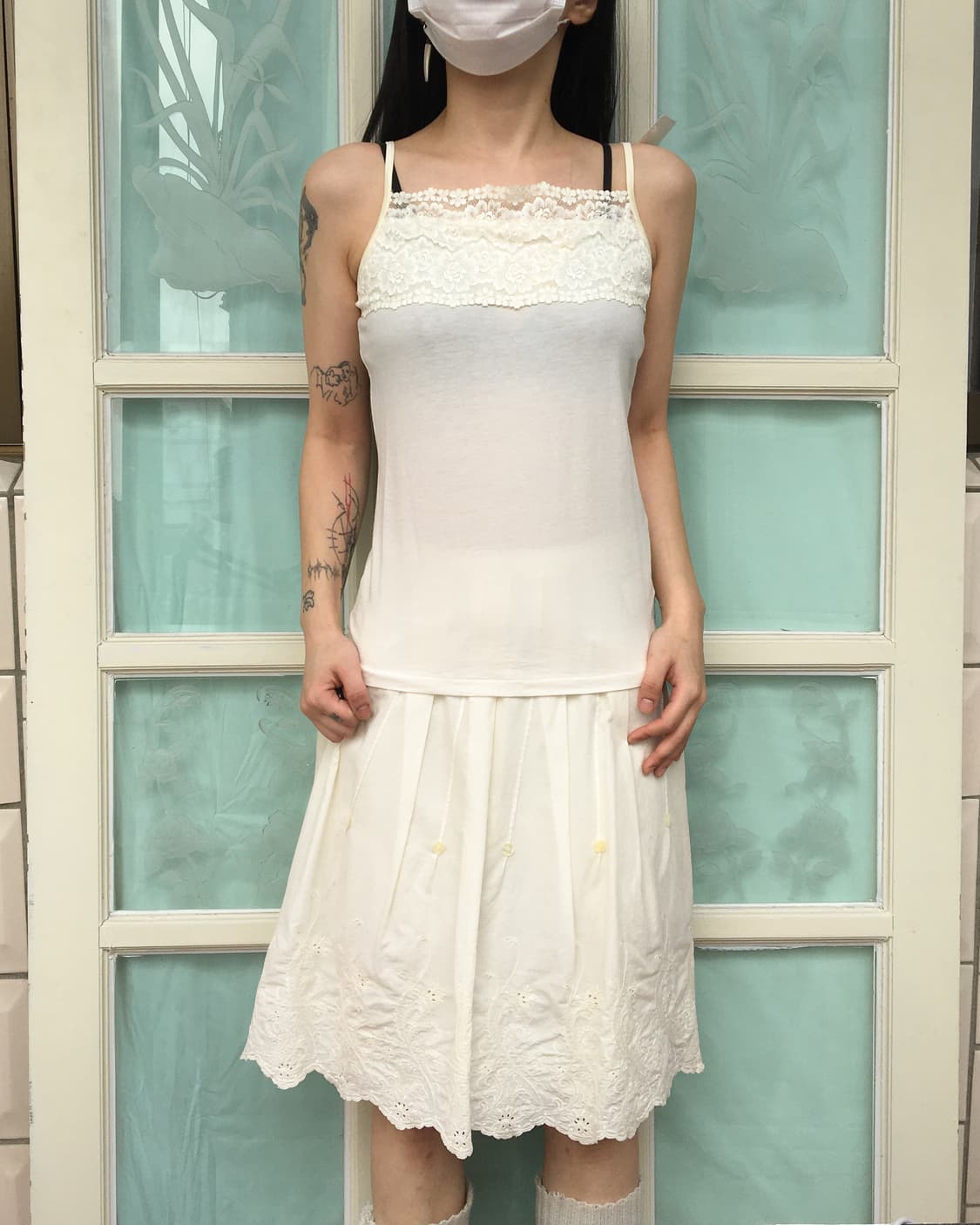 Lace point sleeveless 상품이미지4