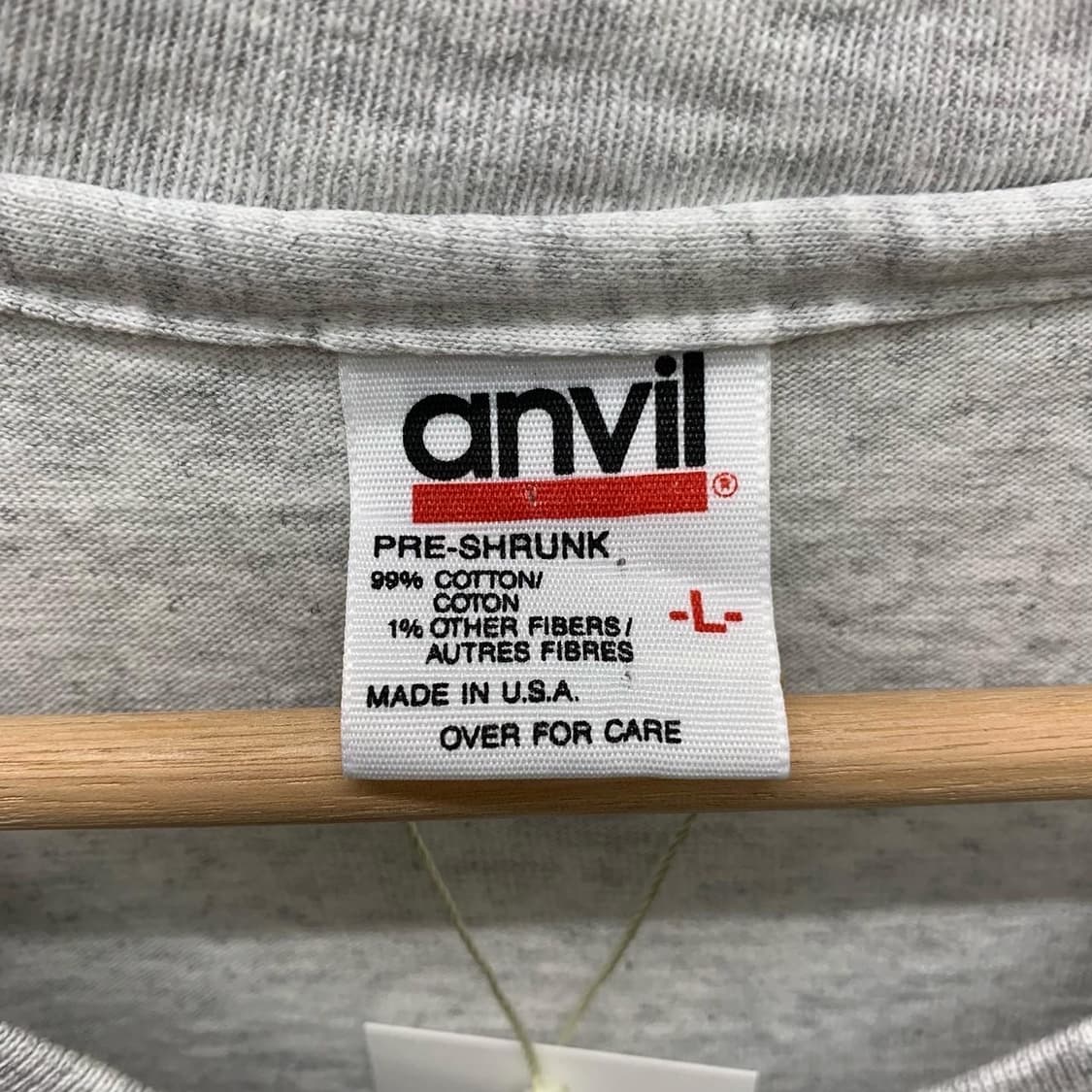 앤빌 그레이 플린트스톤 프린팅 티셔츠  상품이미지4