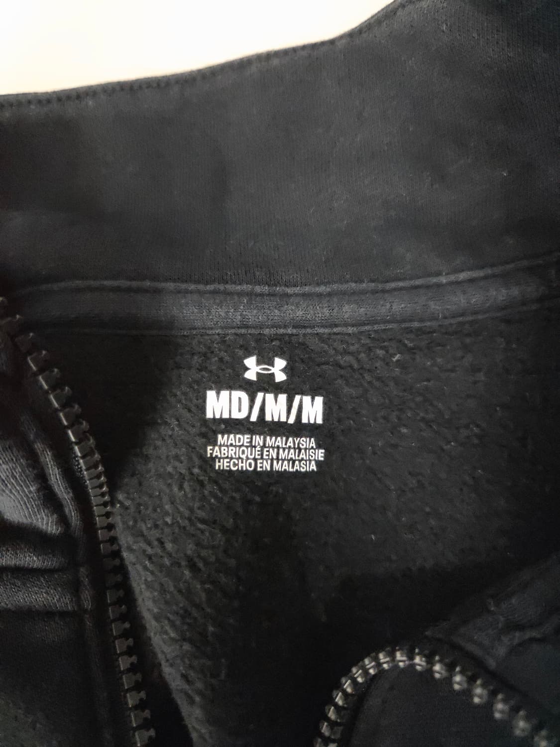 언더아머 블랙 하프집업 크롭 맨투맨 상품이미지7