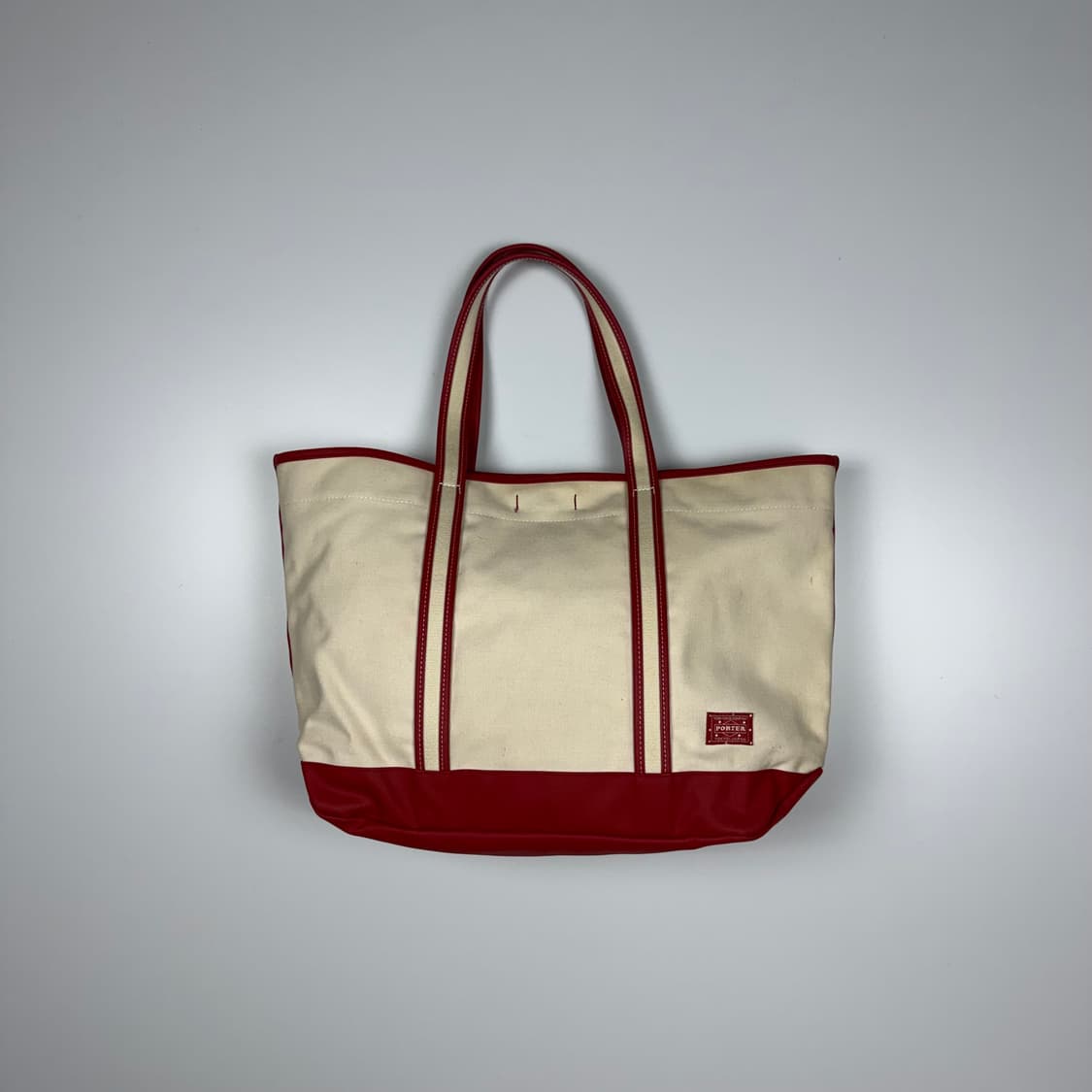 요시다포터 걸 토트백 레드 L 상품이미지1