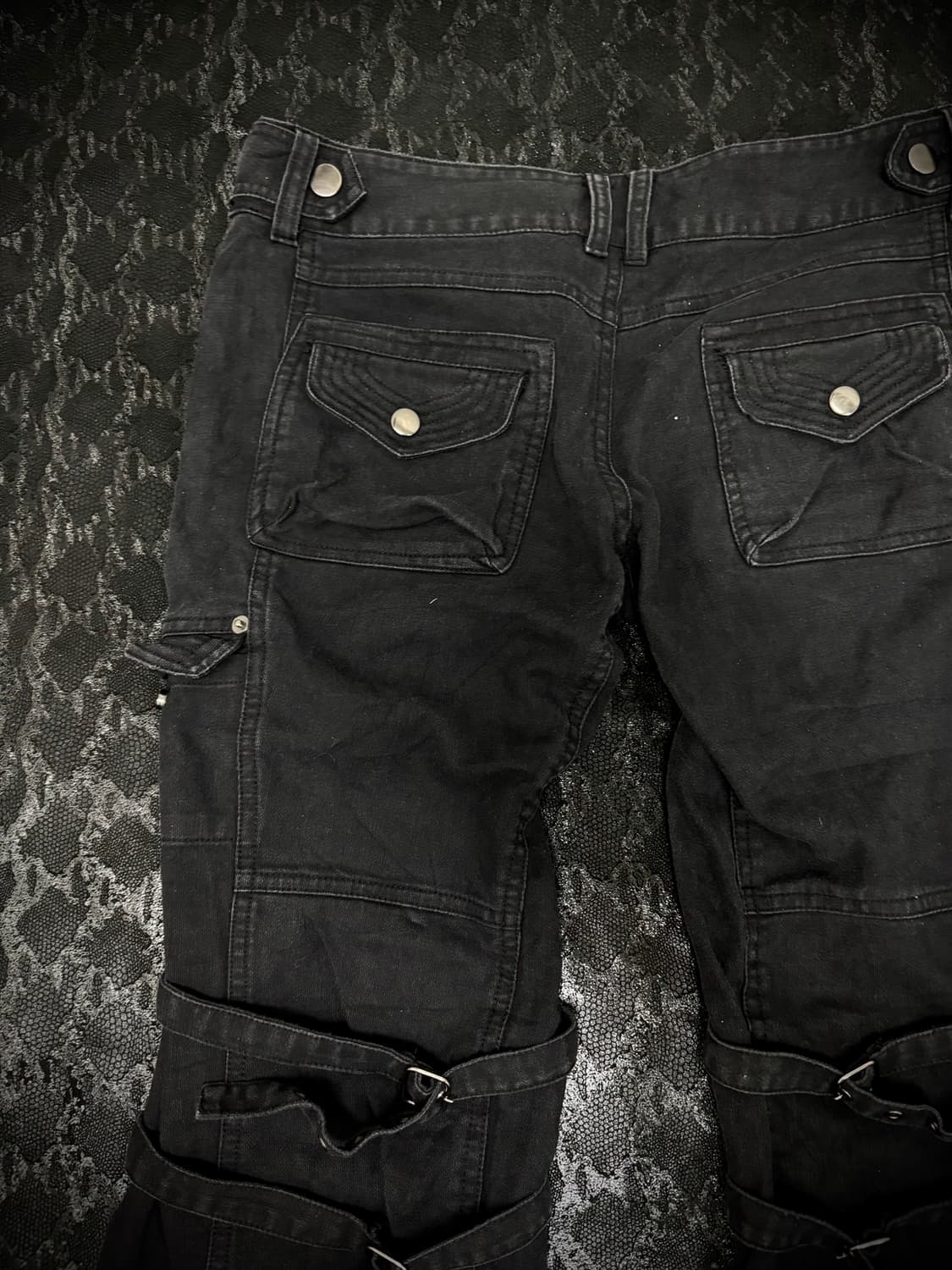 00’s Bondage Detail Flared Low rise Pant 상품이미지7