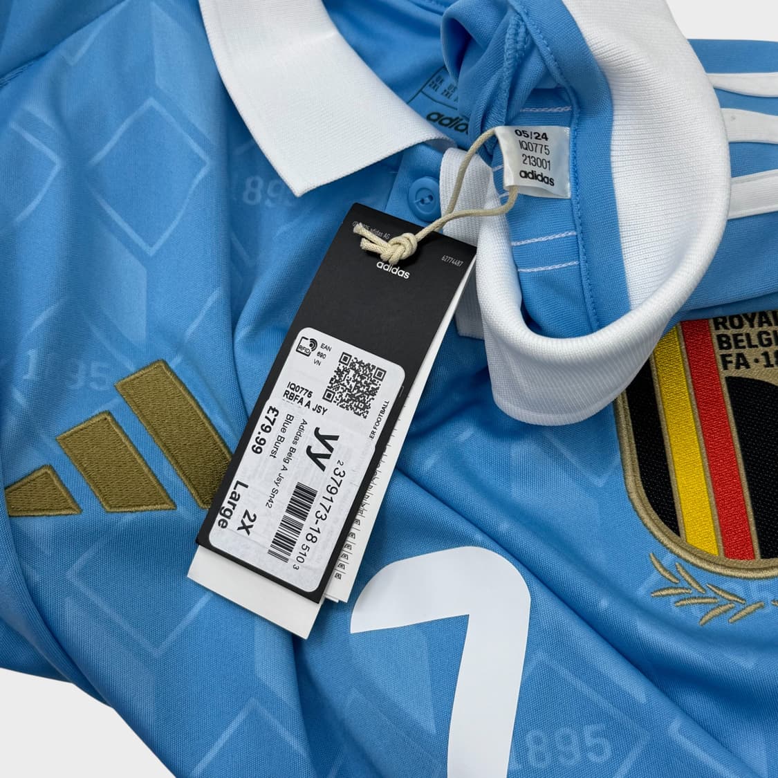 24-26 벨기에 어웨이 No.7 케빈 데브라위너 상품이미지9