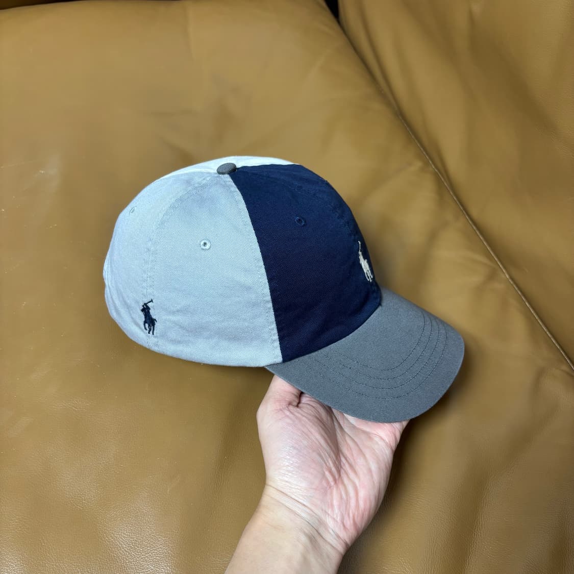 폴로 빔즈 볼캡 모자 6패널 트리플 포니 상품이미지3