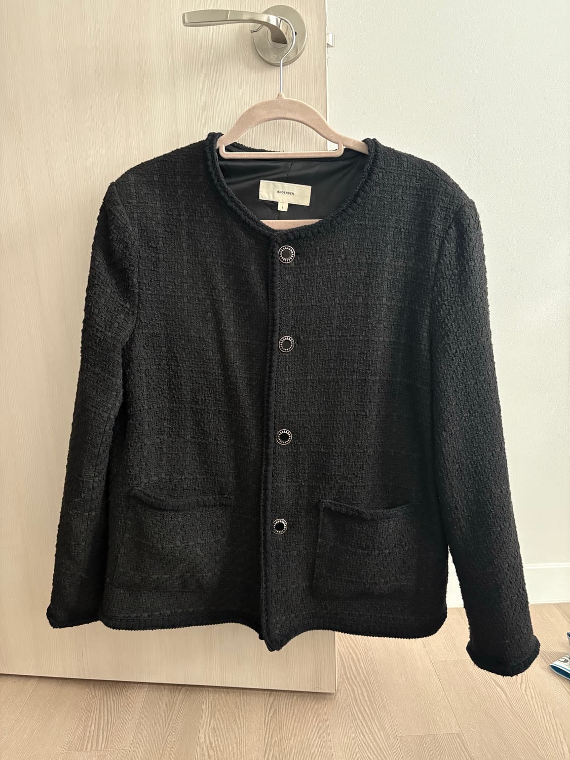 black tweed jacket- Classic Minimal Fit  상품이미지2
