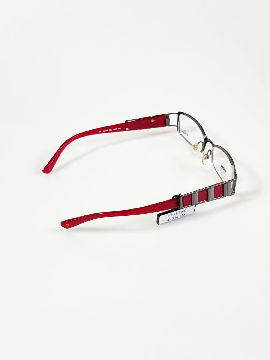 90s KALEIDO 건메탈 슬림 스퀘어 빈티지 안경 상품이미지4