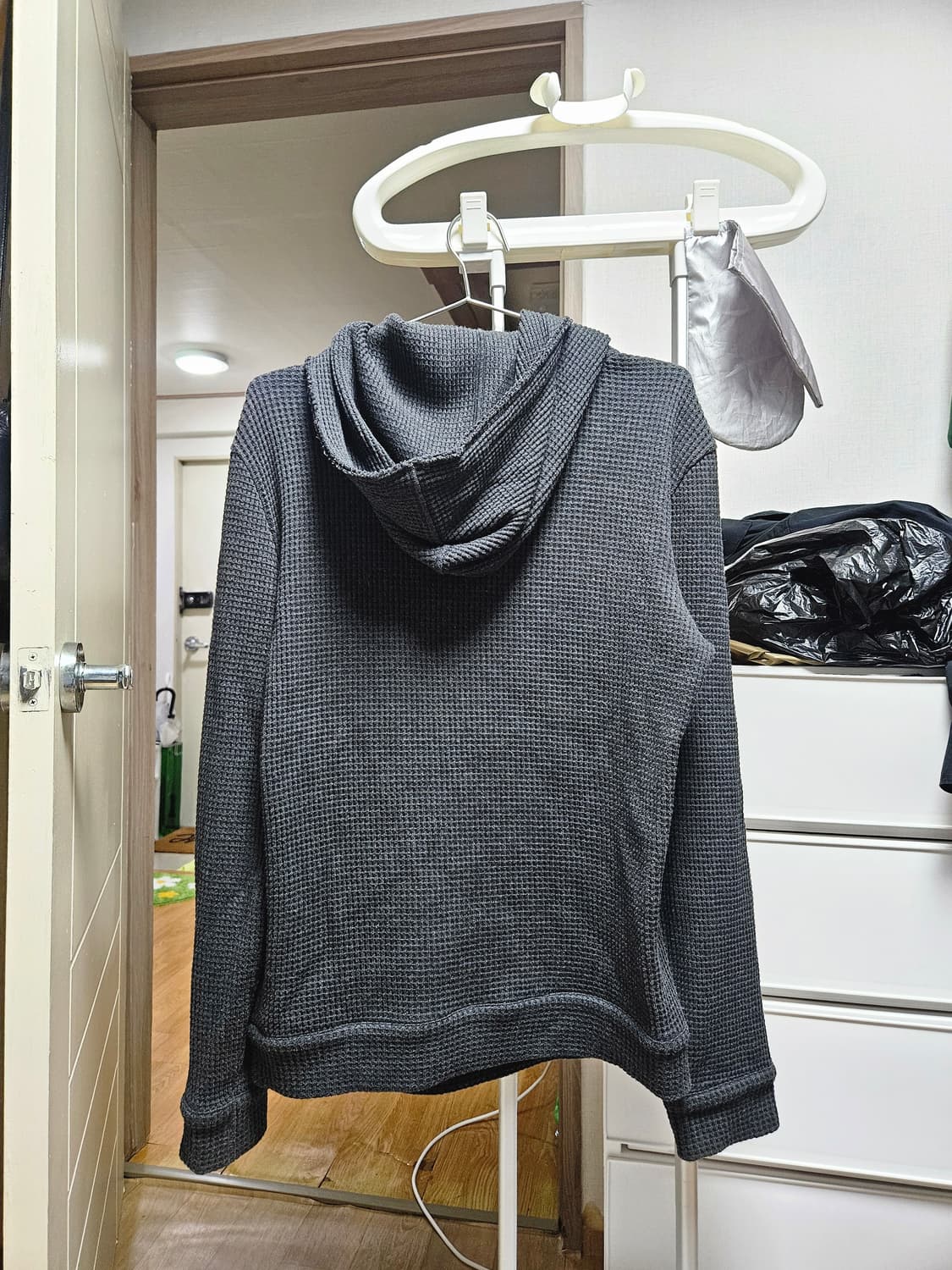 아르마니 익스체인지 와플 니트 후디 상품이미지2