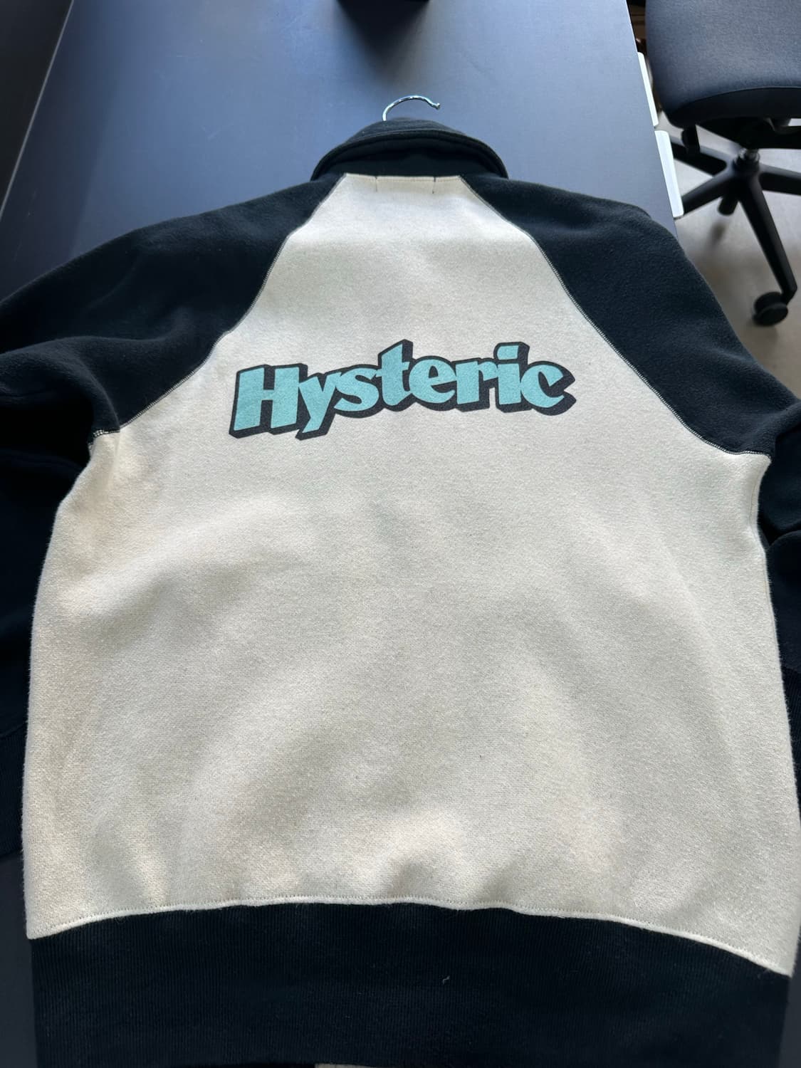 히스테릭글래머 데빌 백로고 스웻 바시티자켓 상품이미지5