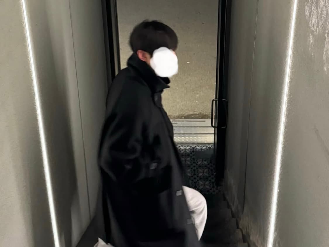 [1]언더마이카 리전.02 발마칸 오버사이즈 울 코트 블랙 상품이미지5