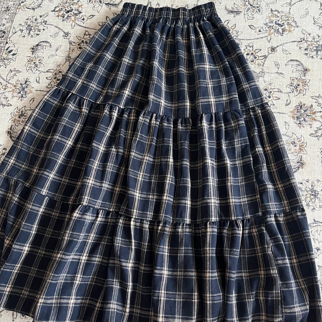 빈티지 모리걸 체크 캉캉스커트 상품이미지2