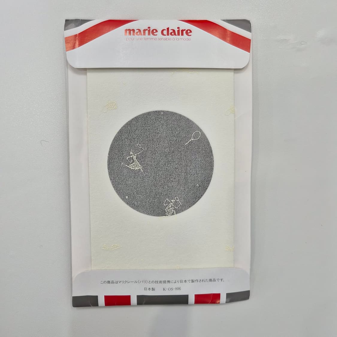 마리끌레르 아이보리 테니스 패턴 팬티스타킹 상품이미지3