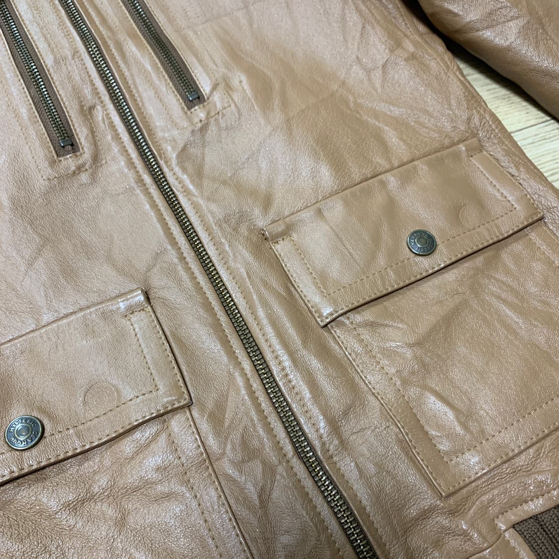 44-55)히스테릭글래머 돈피 가죽자켓 상품이미지5