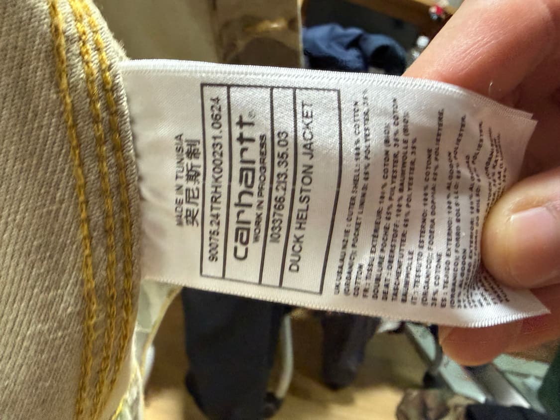 칼하트윕 카모 트러커 자켓 상품이미지3