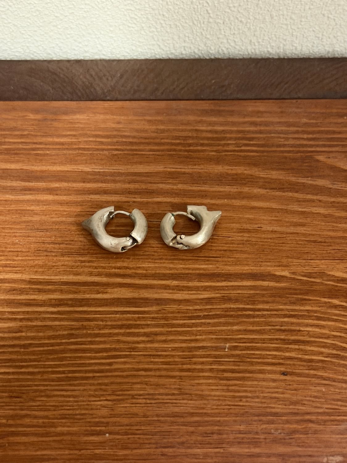 밴액트실버 two pointed earring 상품이미지4