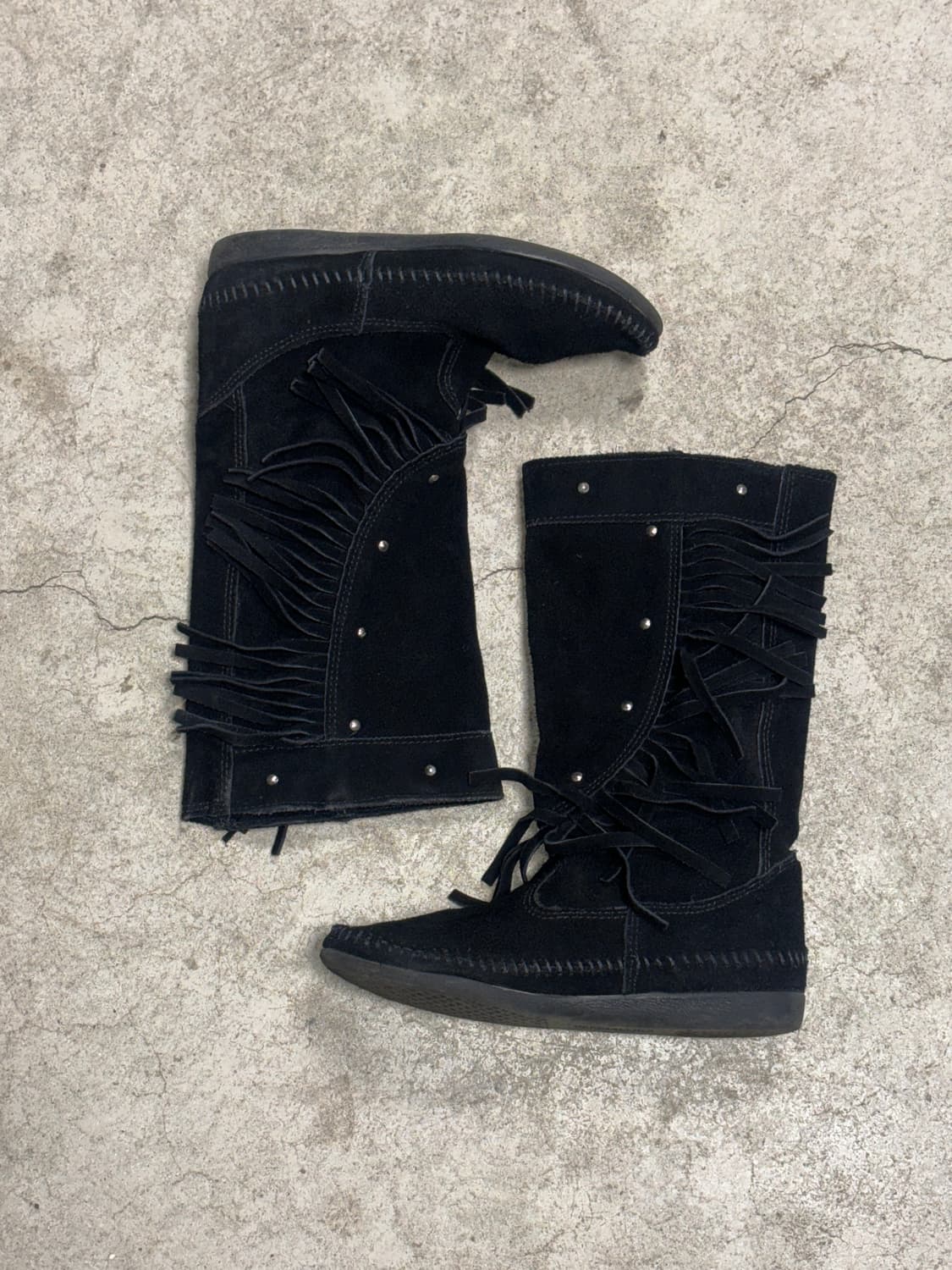 미네통카 프린지 스웨이드 부츠 상품이미지7