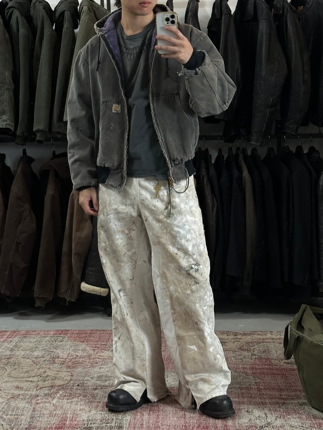 90's OG USA Made 칼하트 JB6865 액티브 자켓 상품이미지10