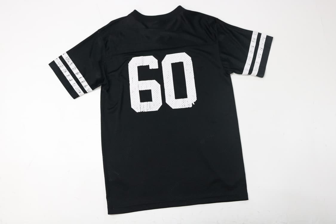 NFL 레이더스 빈티지 크랙 프린트 메쉬 저지 반팔 티셔츠 (M) 상품이미지7