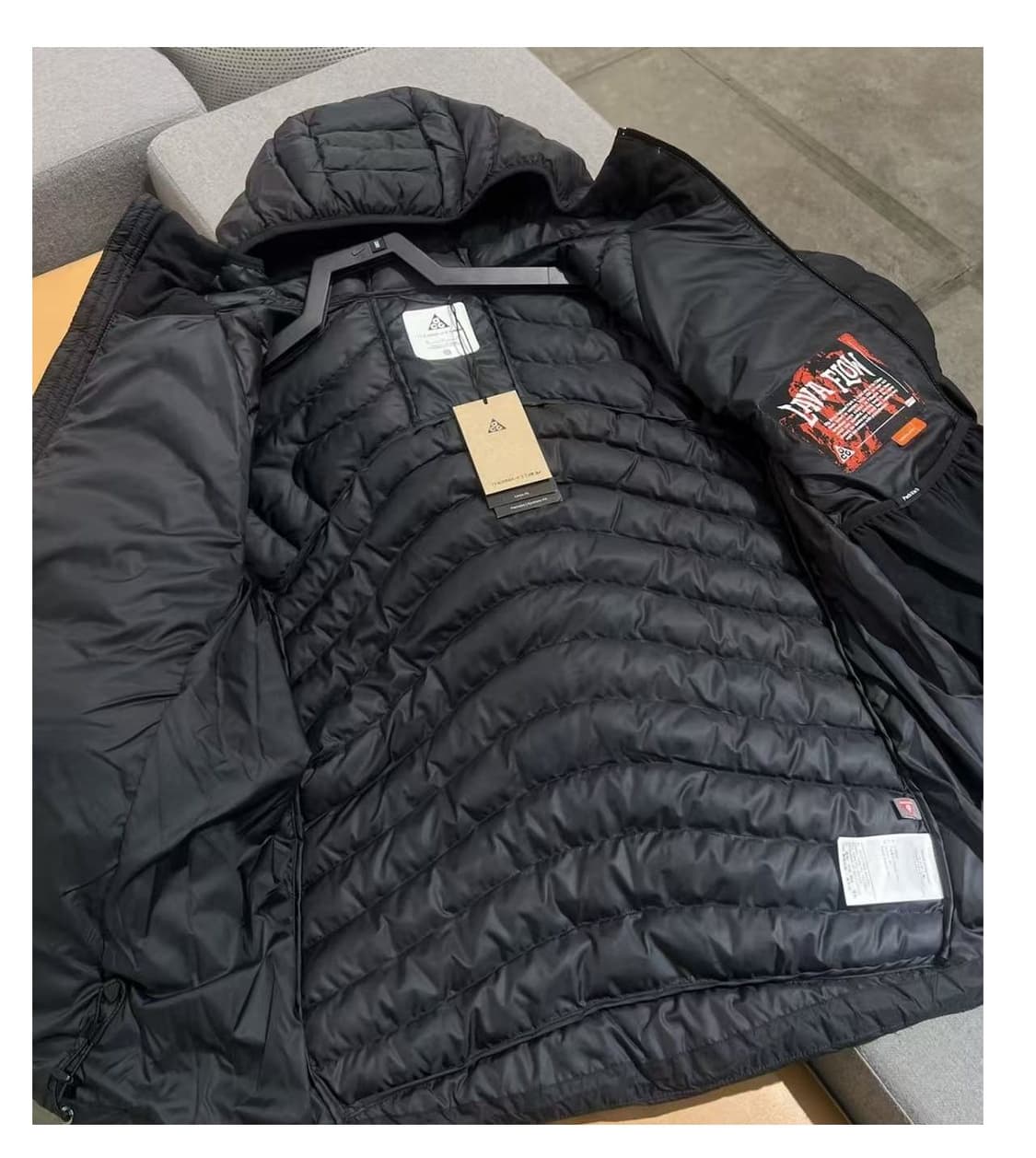 나이키 ACG 라바 플로우 써마핏 ADV 자켓 블랙 서밋 화이트 - 아시 상품이미지4